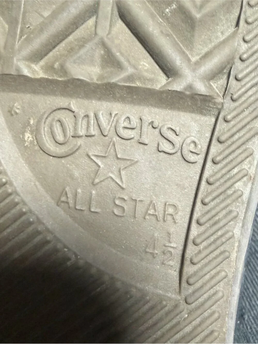 Converse Chuck Taylor All Star High Top Sneakers Charcoal Gray Youth 4.5